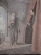 Ivan Grohar Srecanje zupnika Erzena z Abrahamom Spain oil painting artist